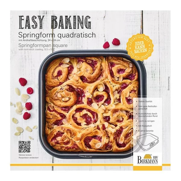 RBV Birkmann Birkmann EASY BAKING Springform Eckig 6