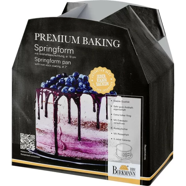 RBV Birkmann Birkmann PREMIUM BAKING Springform Hoch Ø 18 Cm 1