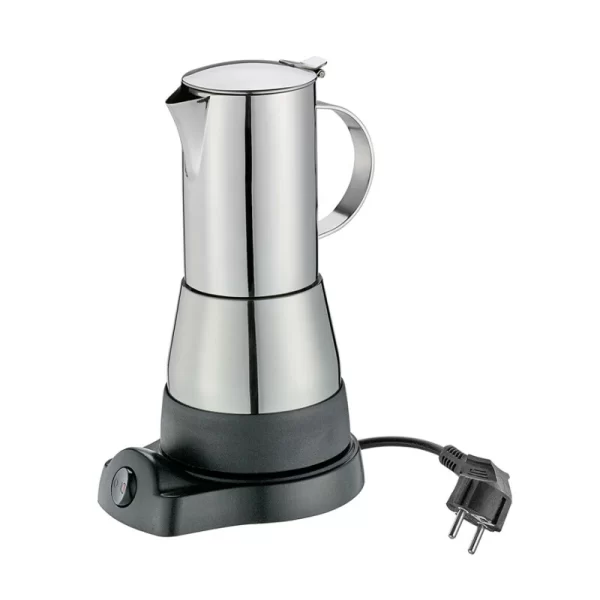 Cilio Elektrischer Espressokocher „AIDA“ Aus Edelstahl | 6 Tassen 1