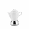 Cilio Espressokocher NICOLE Aus Porzellan/Edelstahl | 4 Tassen 14