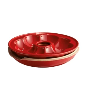 Emile Henry Brötchenkranz Rot 15