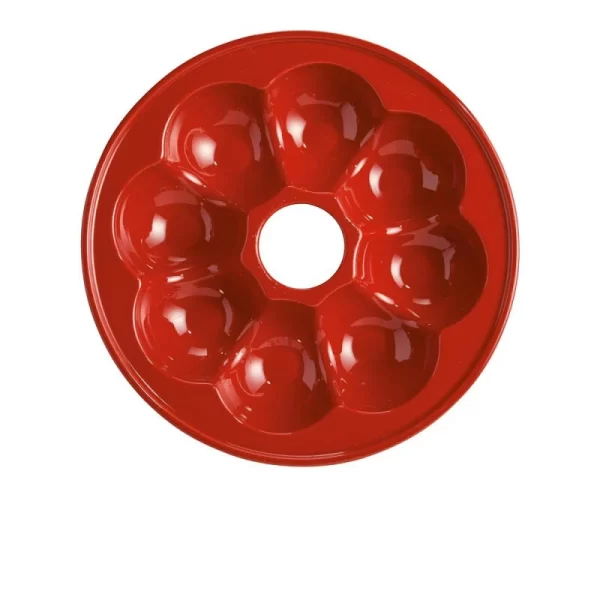 Emile Henry Brötchenkranz Rot 6