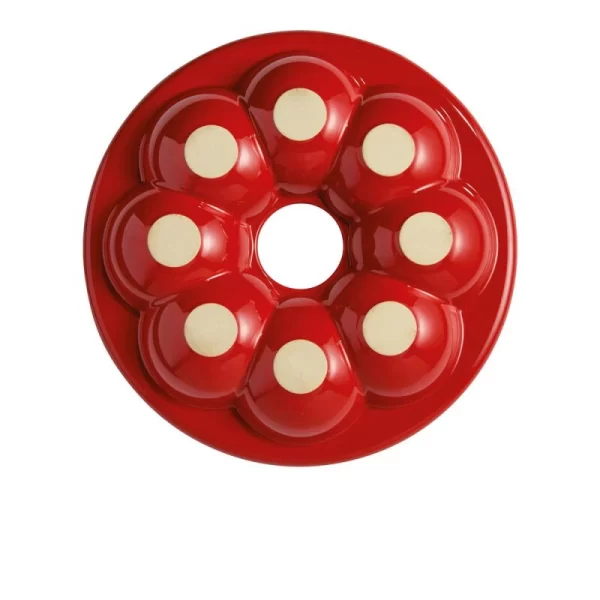 Emile Henry Brötchenkranz Rot 7