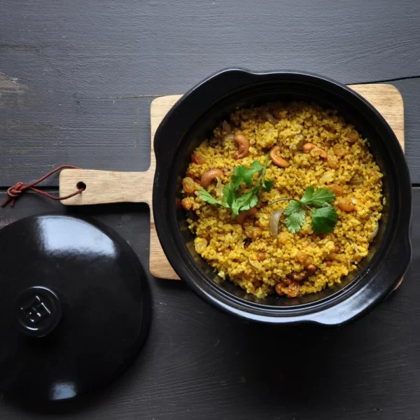 Emile Henry Kochtopf One Pot Anthrazit 6