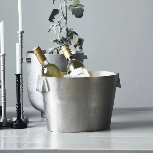 House Doctor Weinkühler BUCK Silber 1