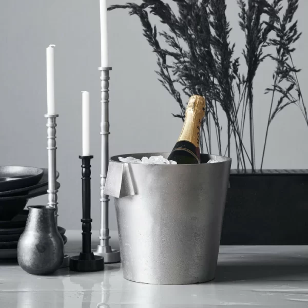House Doctor Weinkühler BUCK Silber 3