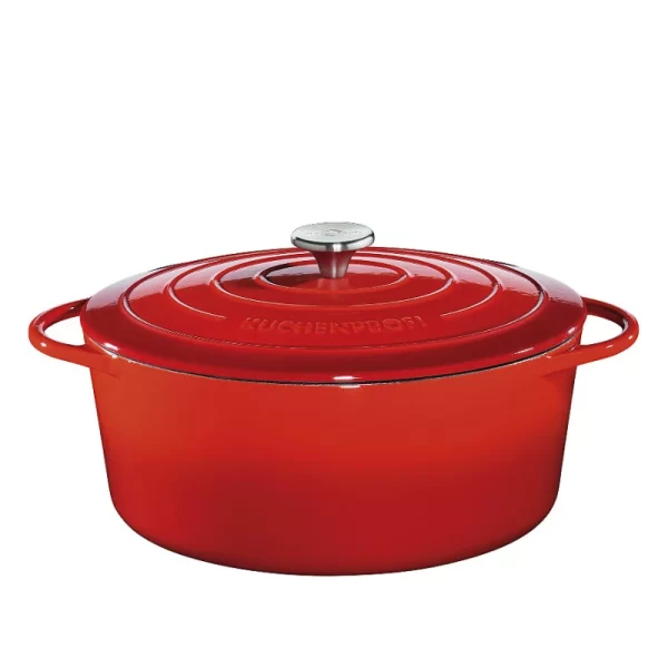 Küchenprofi PROVENCE Bratentopf Oval Rot 1
