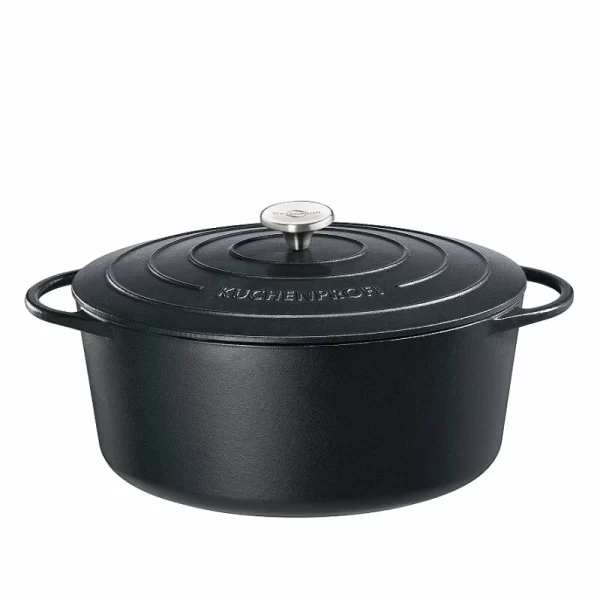 Küchenprofi PROVENCE Bratentopf Oval Schwarz 1