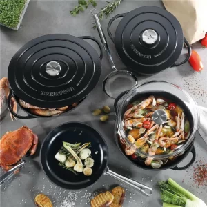 Küchenprofi PROVENCE Bratentopf Oval Schwarz 6