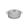 Le Creuset Bräter SIGNATURE Oval Hellgrau 7