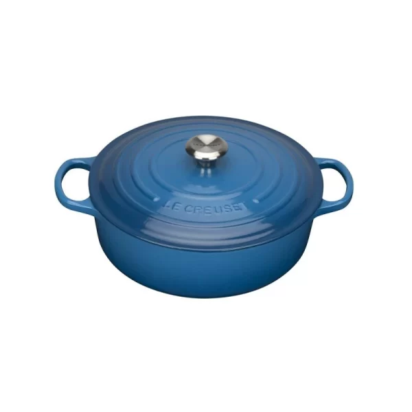 Le Creuset Gourmet-Bräter SIGNATURE Blau 1