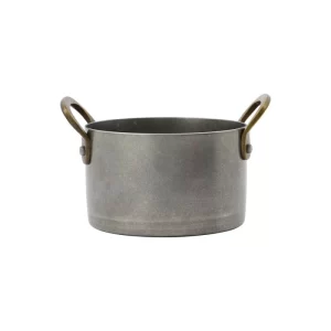 Nicolas Vahé Edelstahl Mini-Töpfe Messing-Griffen 8