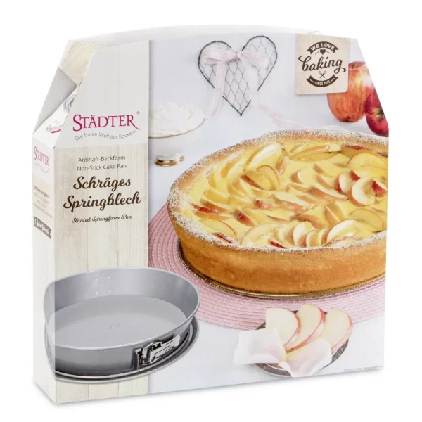 Städter We Love Baking Springblech Schräg Ø 29/32 Cm 4