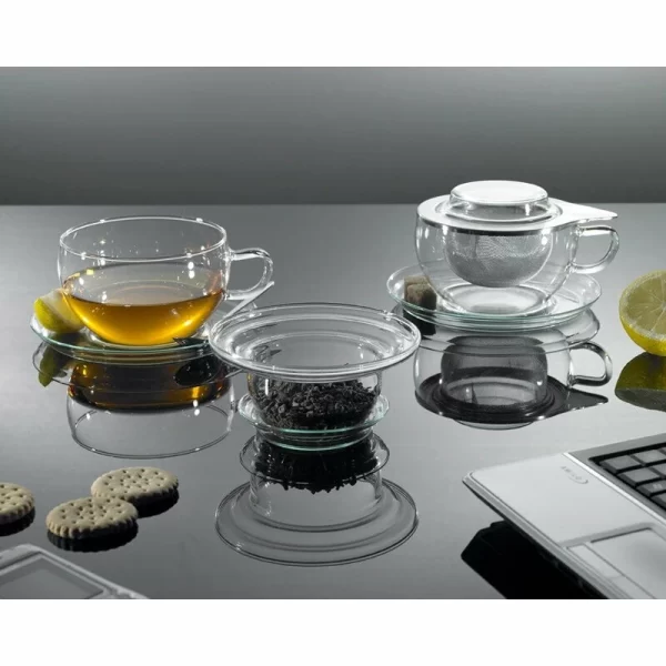 Trendglas Jena TEA TIME S Teetasse Mit Edelstahlfilter | 0,4 L 3