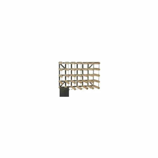 Traditional Winerack Weinregal Aus Holz Antik Für 30 Flaschen (Selbstaufbau) 1